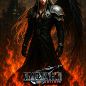 Final Fantasy 7 Rebirth Sephiroth Wall Art