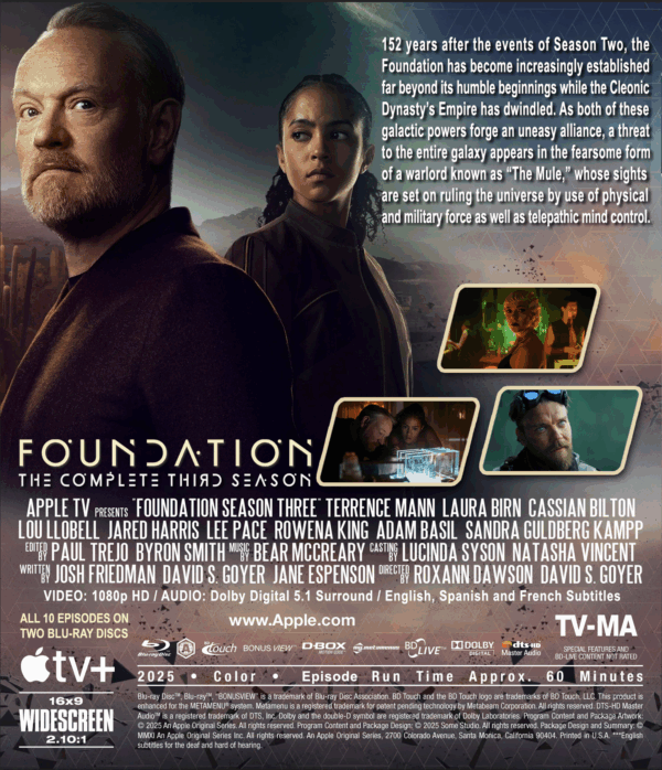 Foundation Season 3 (Blu-ray, 2025) - Image 2