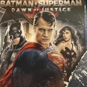 Batman v Superman: Dawn of Justice (Blu-ray, 2016, Warner Bros.) Preowned with Custom Cover