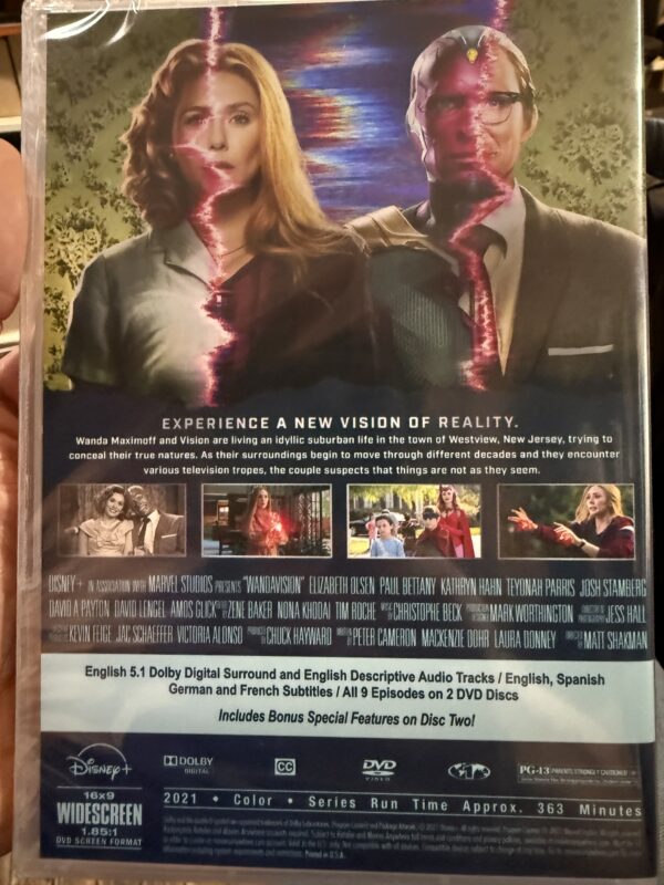WandaVision: The Complete Series (All-Region DVD, 2021, Marvel Studios) - Image 2