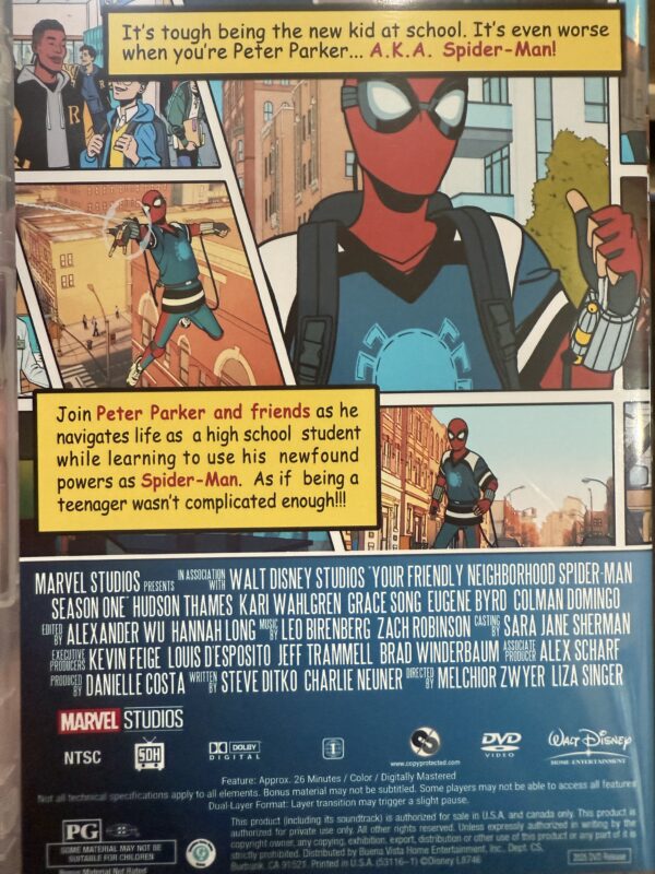 Your Friendly Neighborhood Spider-Man: Season 1 (DVD, 2025, Marvel Studios) All Region - Image 2