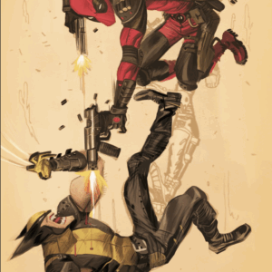 Deadpool & Wolverine Battle (13x19 Wall Art Poster, Marvel Studios)