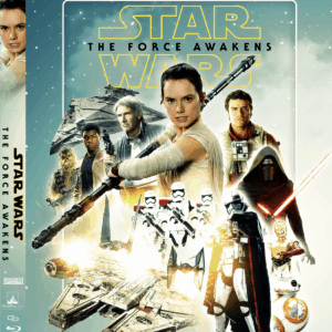 Star Wars: Episode VII – The Force Awakens (Blu-ray, 2015, Walt Disney Studios) — Epic Sci-Fi Adventure with Custom Cover