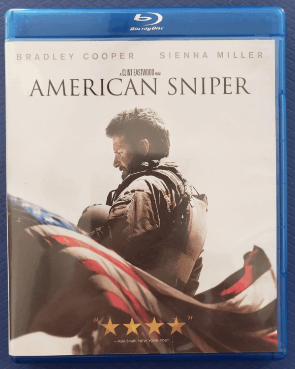 American Sniper Blu-ray (2015, Warner Home Video) Preowned