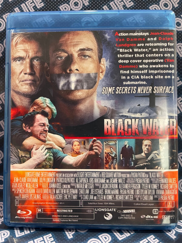 Black Water (Blu-ray, 2018, Lionsgate Films) Preowned with Custom Cover - Image 2