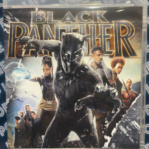 Black Panther (Blu-ray, 2018, Marvel Studios) Preowned with Custom Cover