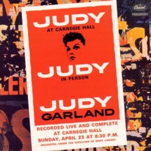 Judy Garland – Judy at Carnegie Hall (2-Disc CD, 1961, Capitol Records) Preowned