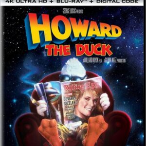 Howard the Duck (4K Ultra HD, 1986, Universal Studios) Slipcase, No Bluray