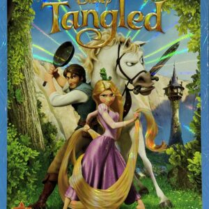 Tangled (2-Disc Blu-ray + DVD Combo, 2010, Walt Disney Pictures) Preowned Mint Complete w/ Slipcover