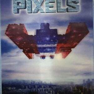 Pixels (Blu-ray, 2015, Columbia Pictures) Preowned with 3D Lenticular Slipcover