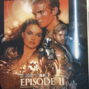 Star Wars: Episode II – Attack of the Clones (Blu-ray with Custom Cover Art, 2002, Lucasfilm)