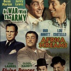 At War With the Army / Africa Screams / The Flying Deuces (Triple Feature DVD, Various Years, Public Domain/Classic Cinema) Preowned