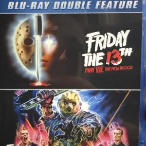 Friday the 13th Part VII: The New Blood / Part VIII: Jason Takes Manhattan (Blu-ray, 1988–1989, Paramount Pictures) Custom cover with movies