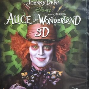 Alice in Wonderland (Blu-ray 3D, 2010, Walt Disney Pictures) Preowned