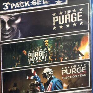 The Purge 3-Movie Collection (Blu-ray, 3-Disc Set, Universal Pictures) Preowned