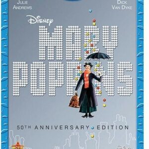 Mary Poppins (50th Anniversary Edition) (Blu-ray, 1964, Walt Disney Studios) Preowned